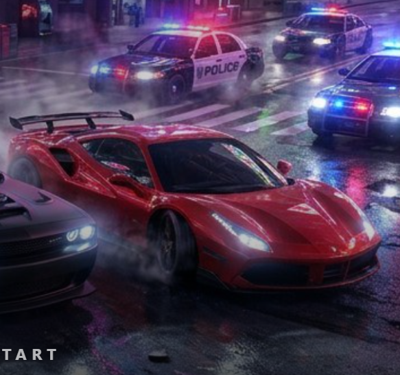 Racing game
